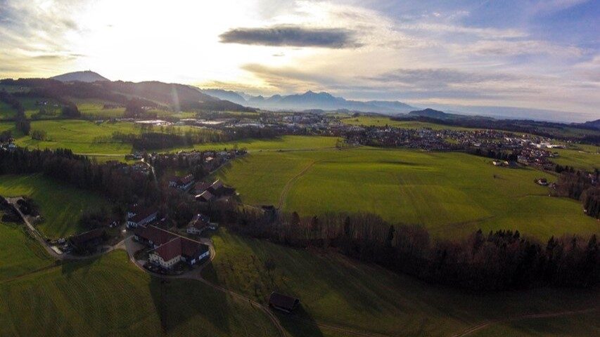 Luftbild-Abend
